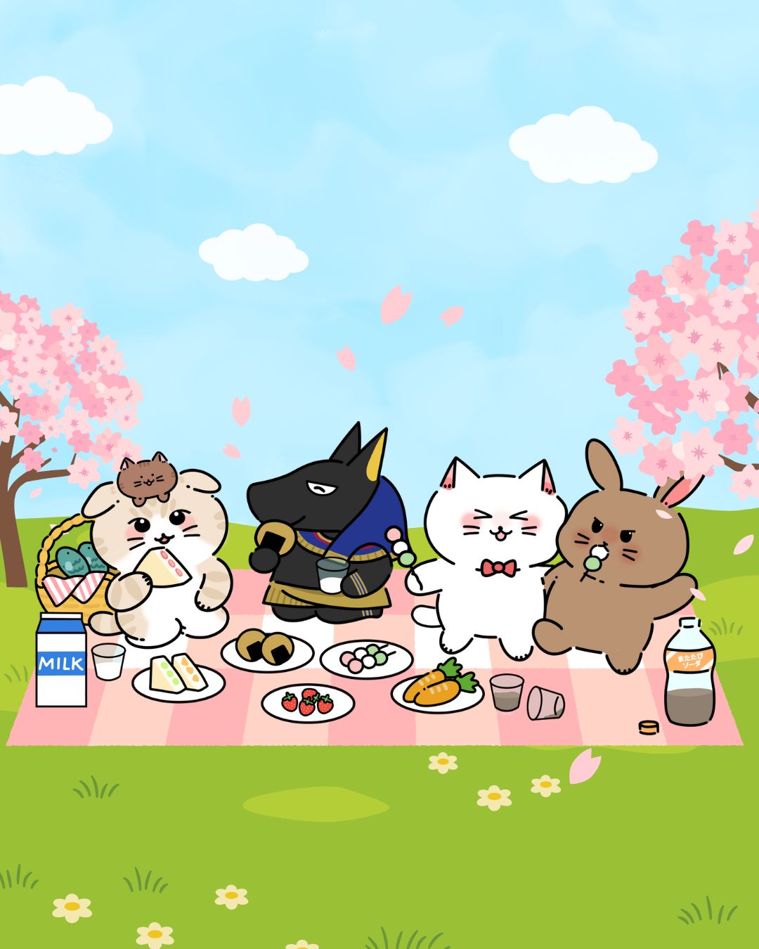 今日はさくらの日🌸 お花見~お花見~🍡 おしゃれcafe
