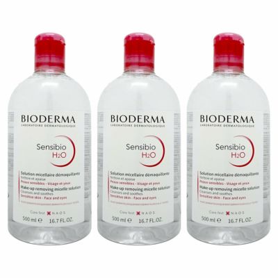【3本セット】ビオデルマ サンシビオ(クリアリン) H2O(エイチツーオー)D 500ml×3個【クレンジング】