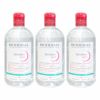 【3本セット】ビオデルマ サンシビオ(クリアリン) H2O(エイチツーオー)D 500ml×3個【クレンジング】