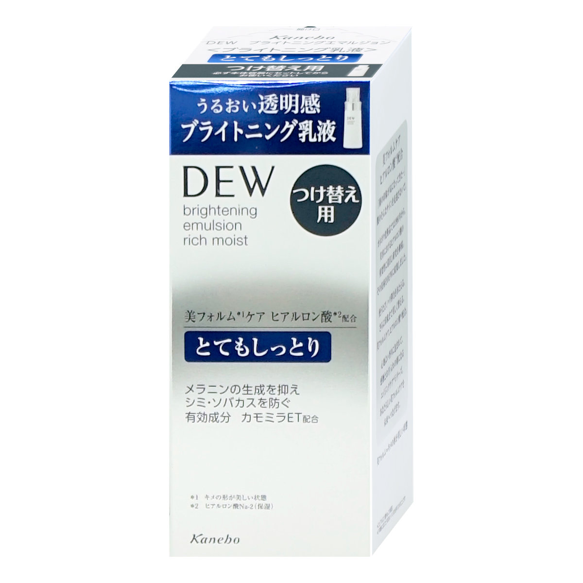 コスメ通販　カネボウ DEW ブライトニングエマルジョン とてもしっとり(レフィル) 100ml