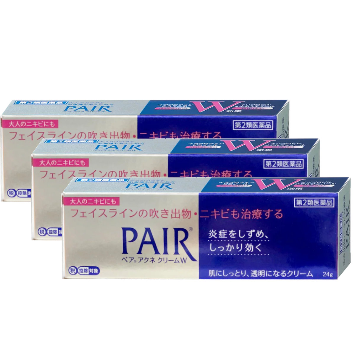 コスメ通販　【第2類医薬品】ペアアクネクリームW 24g×3個