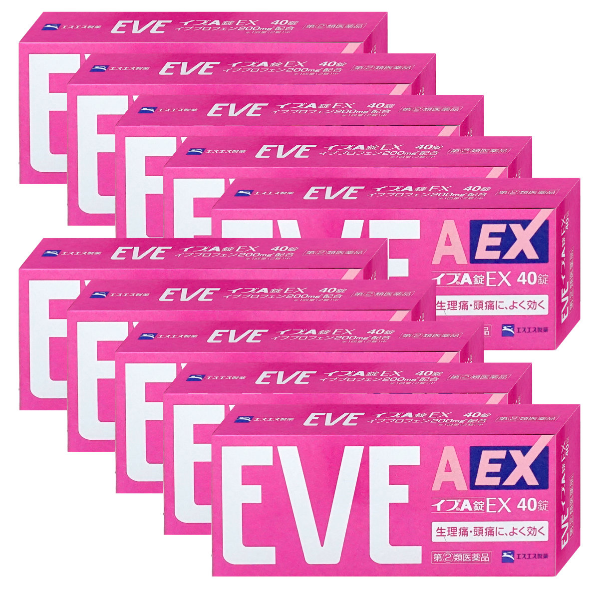 コスメ通販　【指定第2類医薬品】イブA錠EX 40錠×10個(セルフメディケーション税制対象)