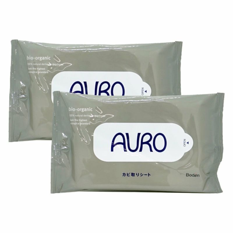 セット】AURO(アウロ)カビ取りシート 10枚入×2個 (計20枚)【掃除 カビ除去 塩素不使用 天然由来 浴室 押入れ トイレ シンク 床 サッシ 低刺激  ウェットシート カビ菌 サスティナブル】【メール便送料無料】(6049067-set1) | 【公式】発送が早くて価格もお得な激安コスメ ...