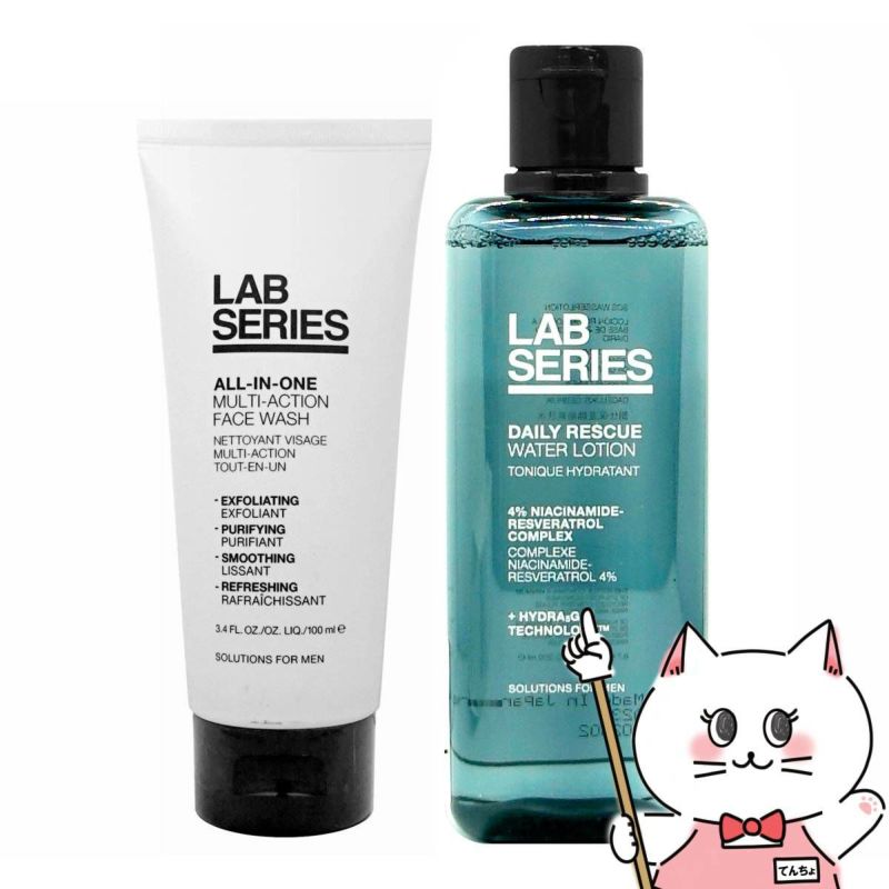 コスメ通販　【セット】アラミス LABシリーズ オールインワンマルチアクションフェースウオッシュ 100ml＋デイリーウオーターローション 200ml【洗顔フォーム】【化粧水】【ARAMIS】アラミスラボシリーズ