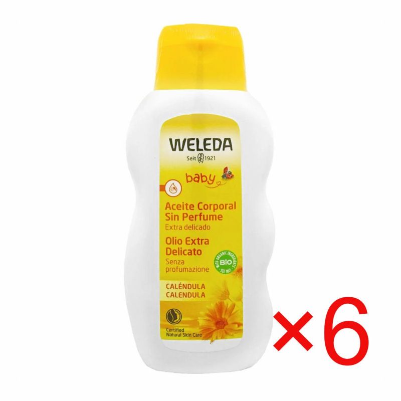 コスメ通販　WELEDA ヴェレダ カレンドラベビーオイル N 200ml×6本