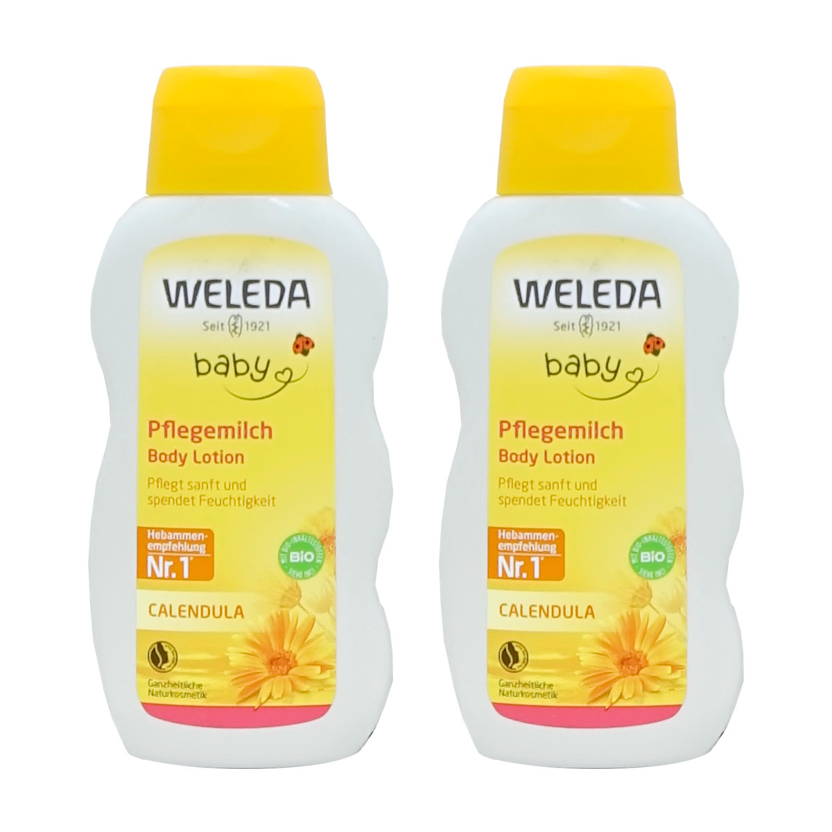 コスメ通販　WELEDA ヴェレダ カレンドラベビーミルクローションN 200ml × 2本