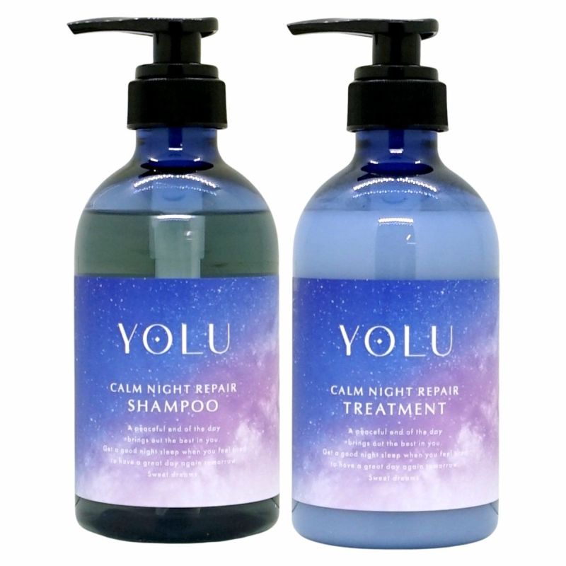 【セット】YOLU(ヨル) ナイトリペア シャンプー・ トリートメント 【カーム】本体 容量440ml+440g