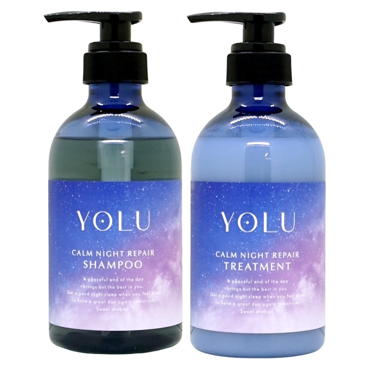 【セット】YOLU(ヨル) ナイトリペア シャンプー・ トリートメント 【カーム】本体 容量440ml+440g