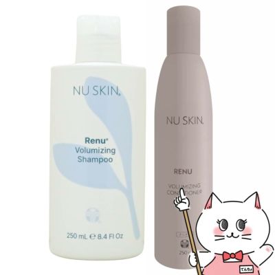 ニュースキン レニュー ボリューマイジング シャンプー+コンディショナー 250g Renu Volumizing Shampoo