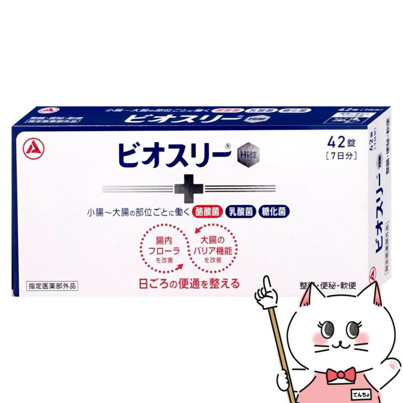 通販　【指定医薬部外品】ビオスリーHi錠 42錠