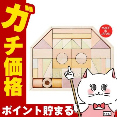 通販　エド・インター つみきのいえL 【1.5歳～】【Ed.Inter エドインター GENI ジェニ NIHON 日本製 MADE IN JAPAN 知育 つみき 積み木 積木】