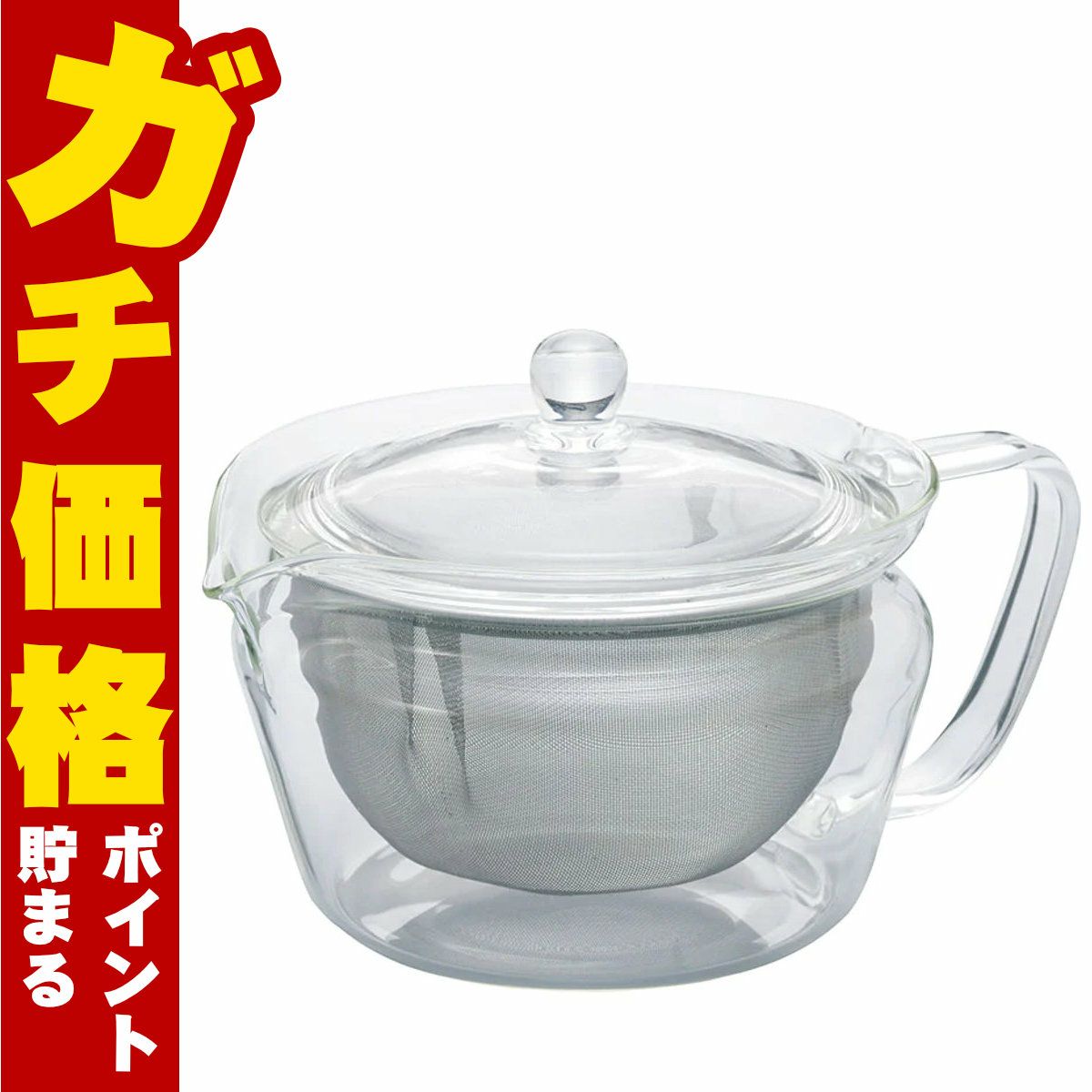 通販　HARIO CHZ-45T 茶茶急須 禅 450ml 耐熱ガラス