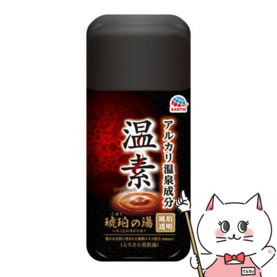 通販　アース製薬 温素 琥珀の湯 600g【医薬部外品】