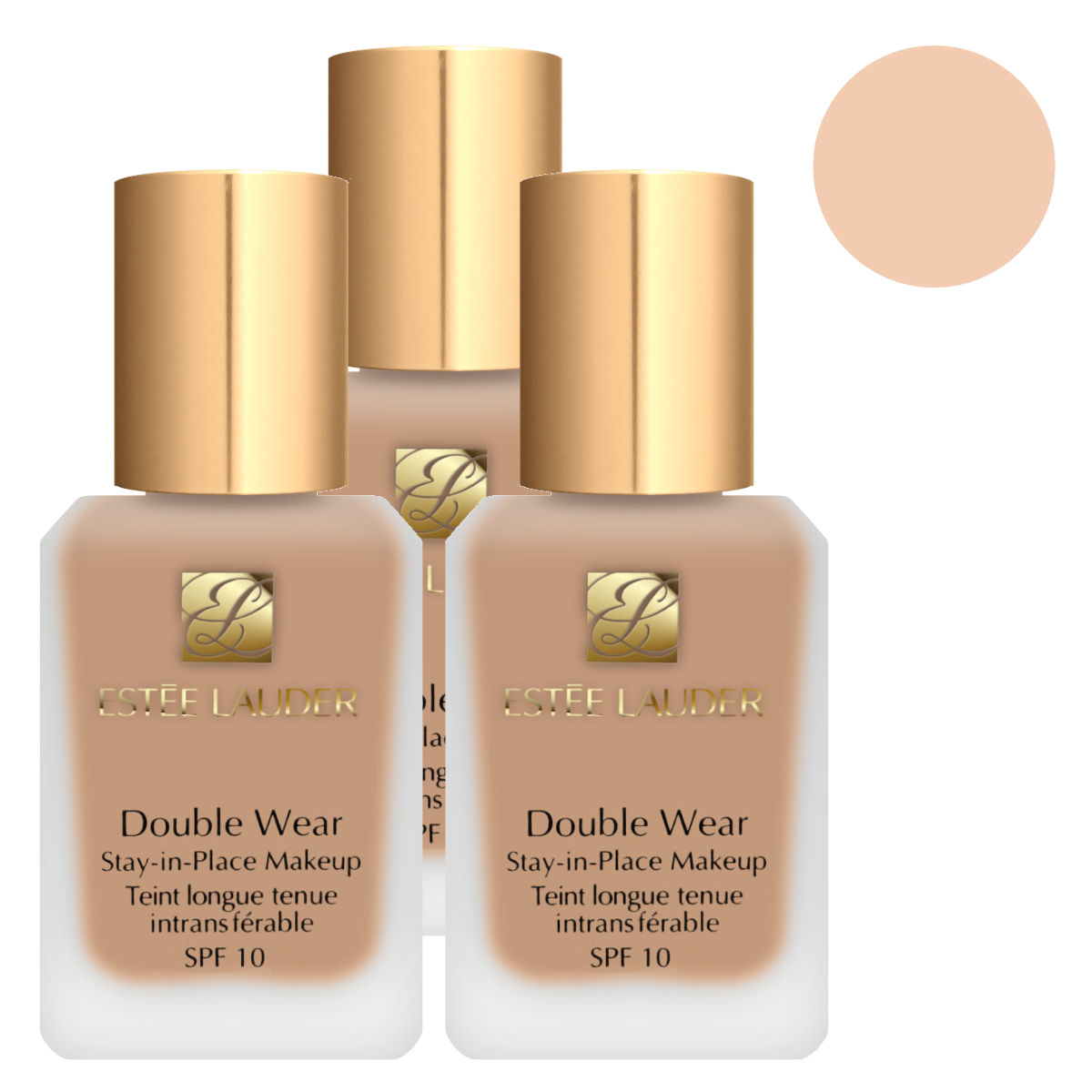 コスメ通販　【3個セット】エスティローダー ダブルウェア ステイインプレイスメークアップ 30ml×3個 #17 #1W1 (ボーン) SPF10 PA++【ESTEE LAUDER】【リキッドファンデーション】 