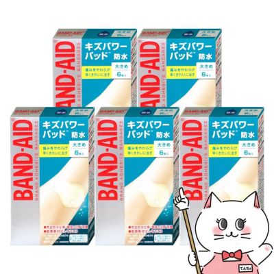 バンドエイド キズパワーパッド 大きめ 6枚×5個