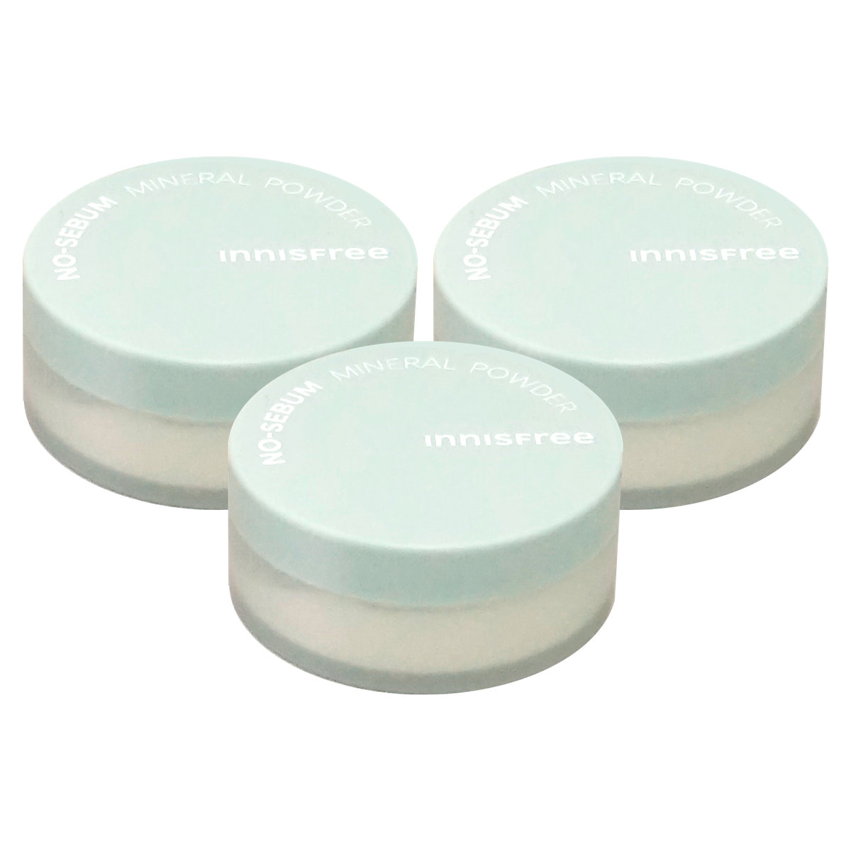 コスメ通販　【3個セット】イニスフリー ノーセバム ミネラルパウダーN 5g×3個 innisfree【韓国コスメ フェイスパウダー フェースパウダー 皮脂 さらさらマット肌 ノーシーバムミネラルパウダー】