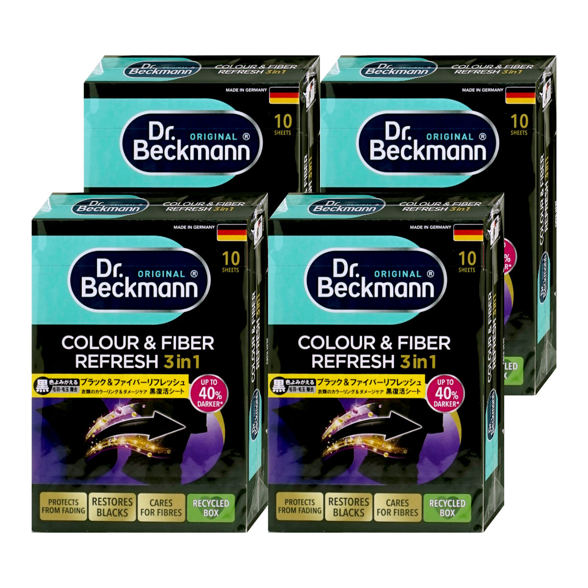 Dr.Beckmann ドクターベックマン ブラック&ファイバーリフレッシュ黒復活シート10枚入り
