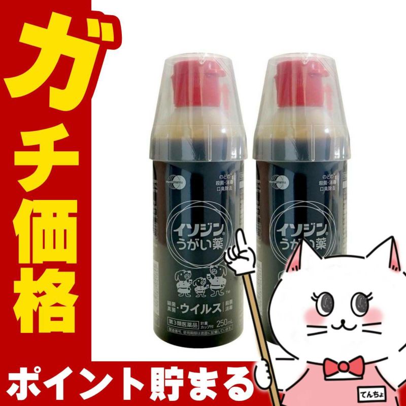 【第3類医薬品】【セット】イソジンうがい薬 250ml×2個