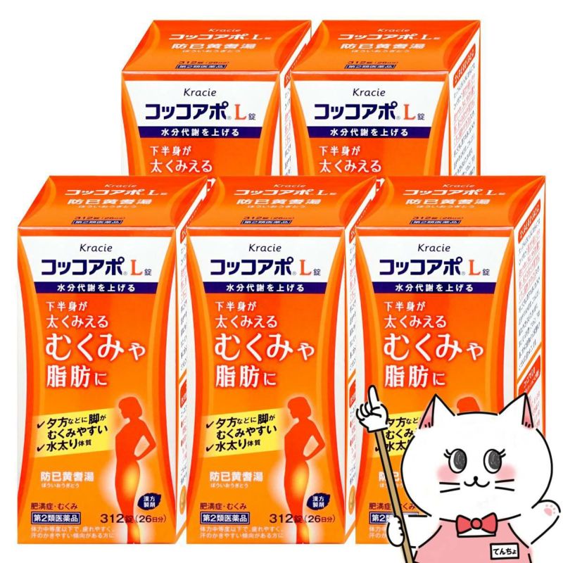 【第2類医薬品】【セット】コッコアポL錠 312錠×5個