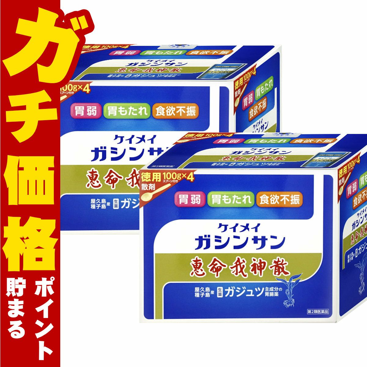 【第2類医薬品】【セット】恵命我神散 400g×2個