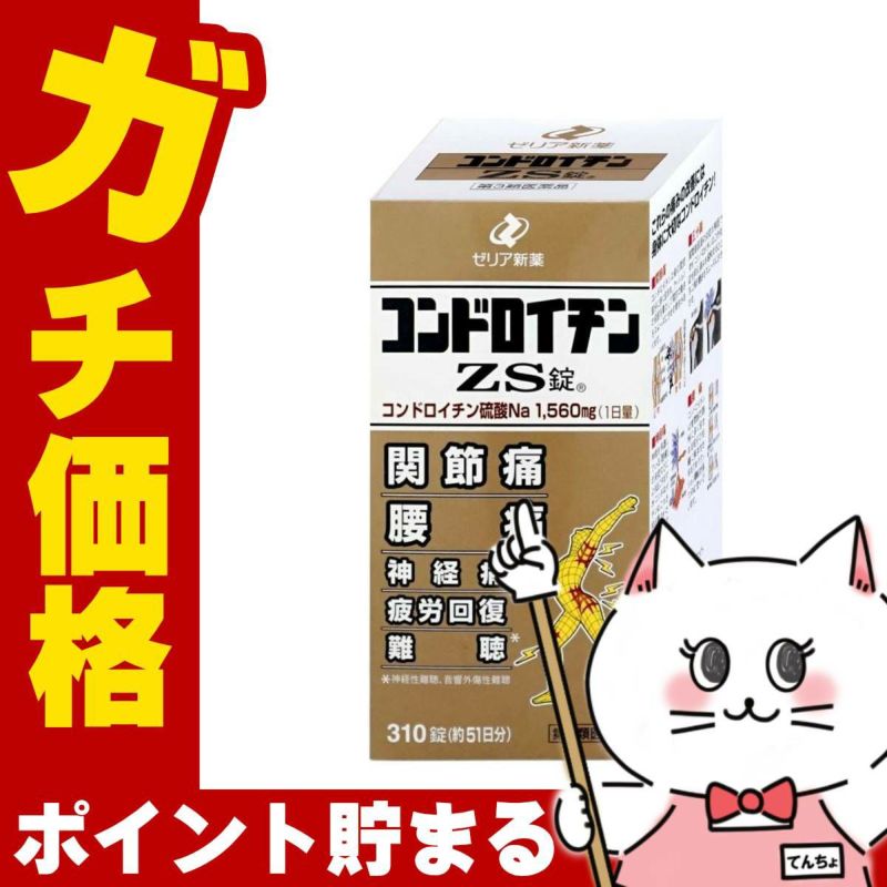 【第3類医薬品】コンドロイチンZS錠 310錠