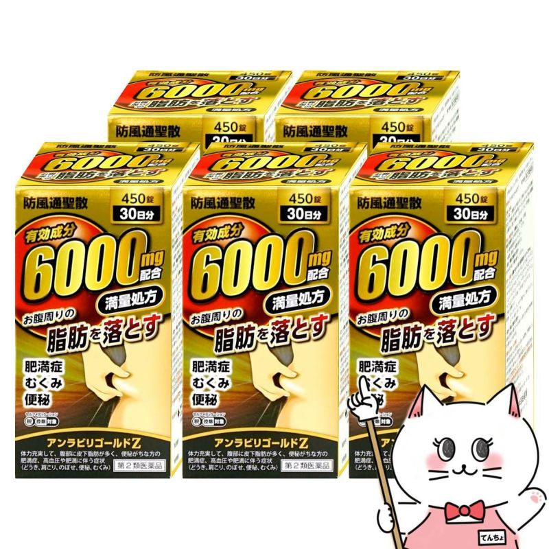 【第2類医薬品】【セット】アンラビリゴールドZ 450錠×5個