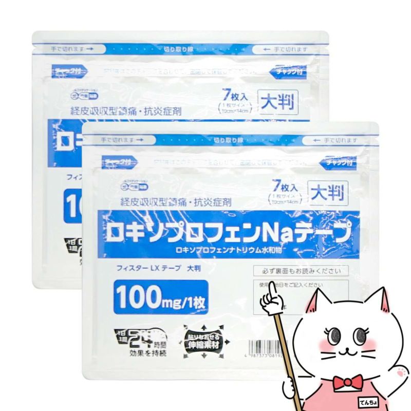 【第2類医薬品】【セット】フィスターLXテープ大判 7枚×2個