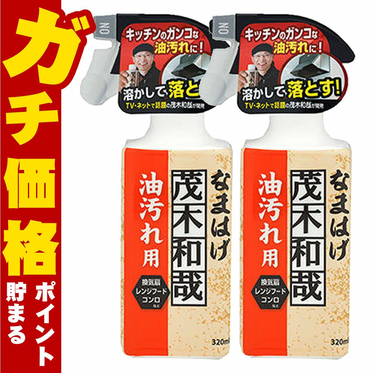 【セット】レック 茂木和哉なまはげ 油汚れ用 320ml×2個 C00250