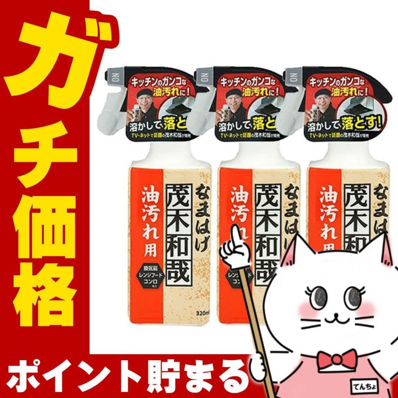 【セット】レック 茂木和哉なまはげ 油汚れ用 320ml×3個 C00250