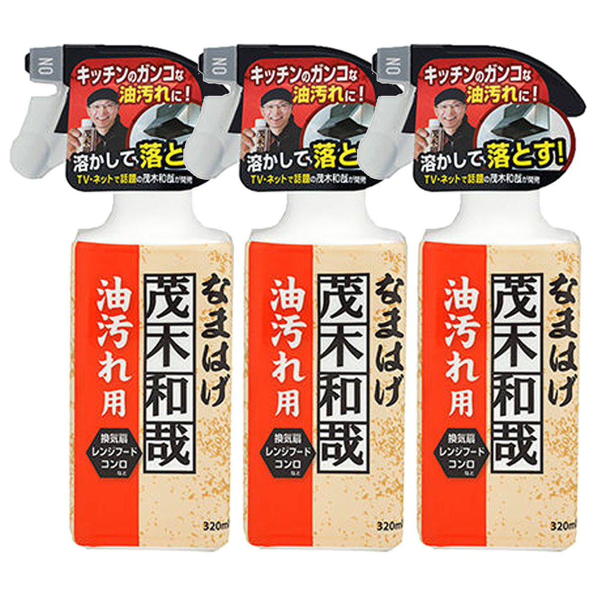 【セット】レック 茂木和哉なまはげ 油汚れ用 320ml×3個 C00250