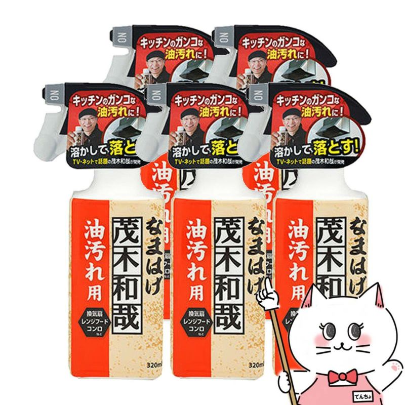 【セット】レック 茂木和哉なまはげ 油汚れ用 320ml×5個 C00250