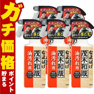 【セット】レック 茂木和哉なまはげ 油汚れ用 320ml×5個 C00250