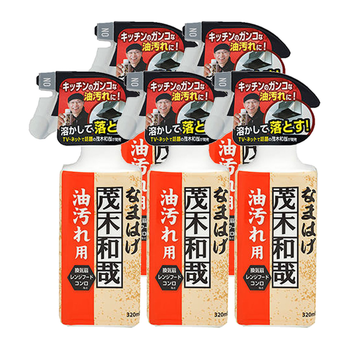 【セット】レック 茂木和哉なまはげ 油汚れ用 320ml×5個 C00250