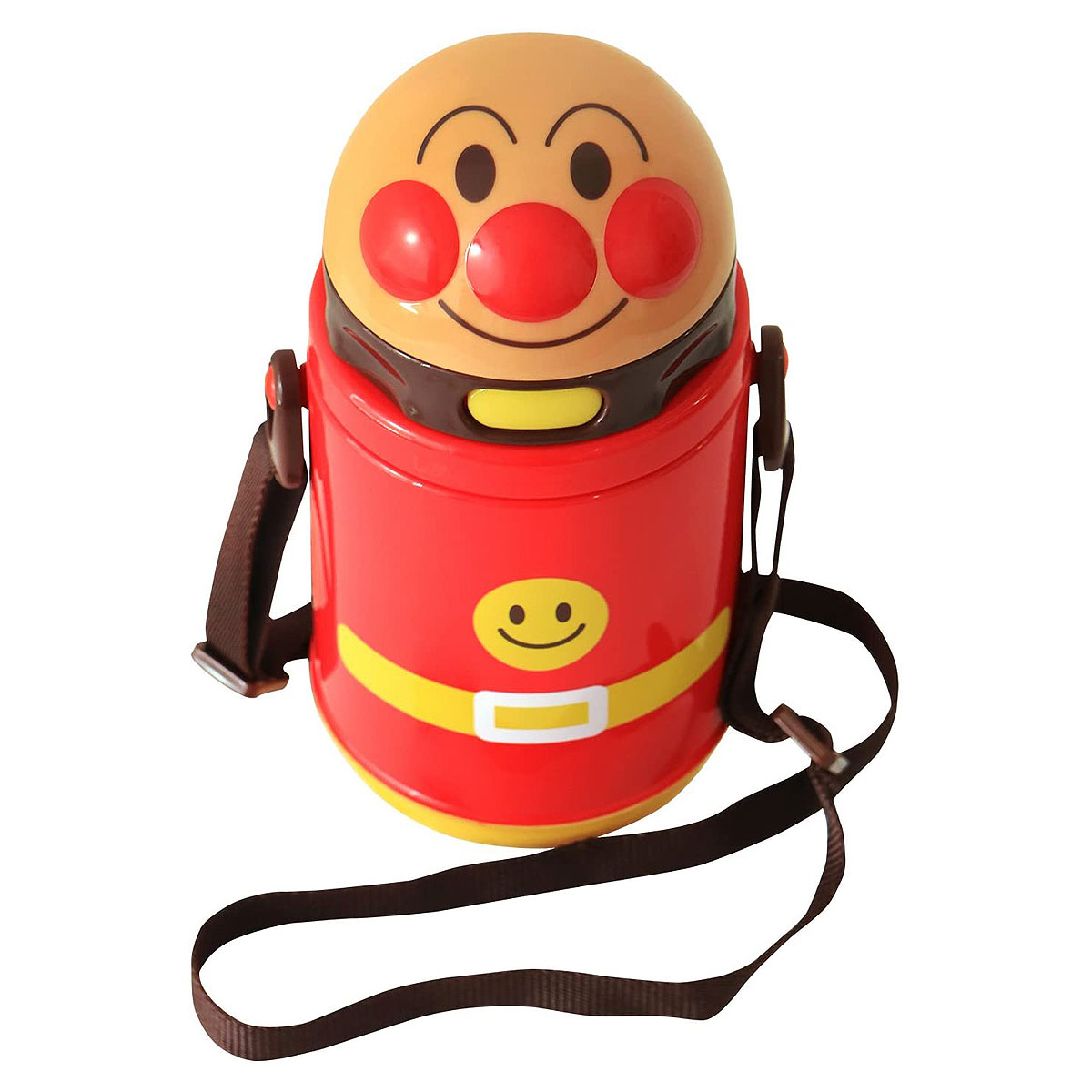 レック アンパンマン ストロー付ダイカット水筒(保冷) KK-318 400ml