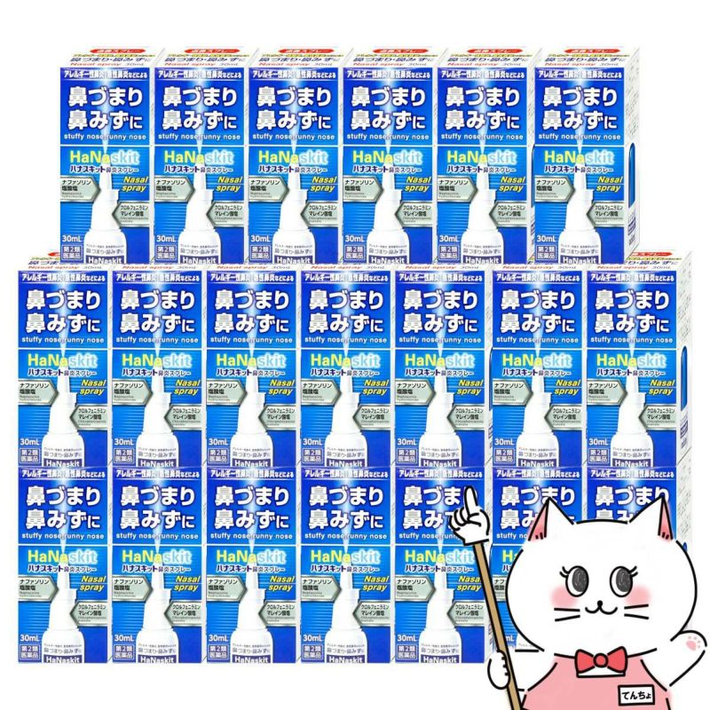 【第2類医薬品】【セット】ハナスキット鼻炎スプレー 30ml×20個