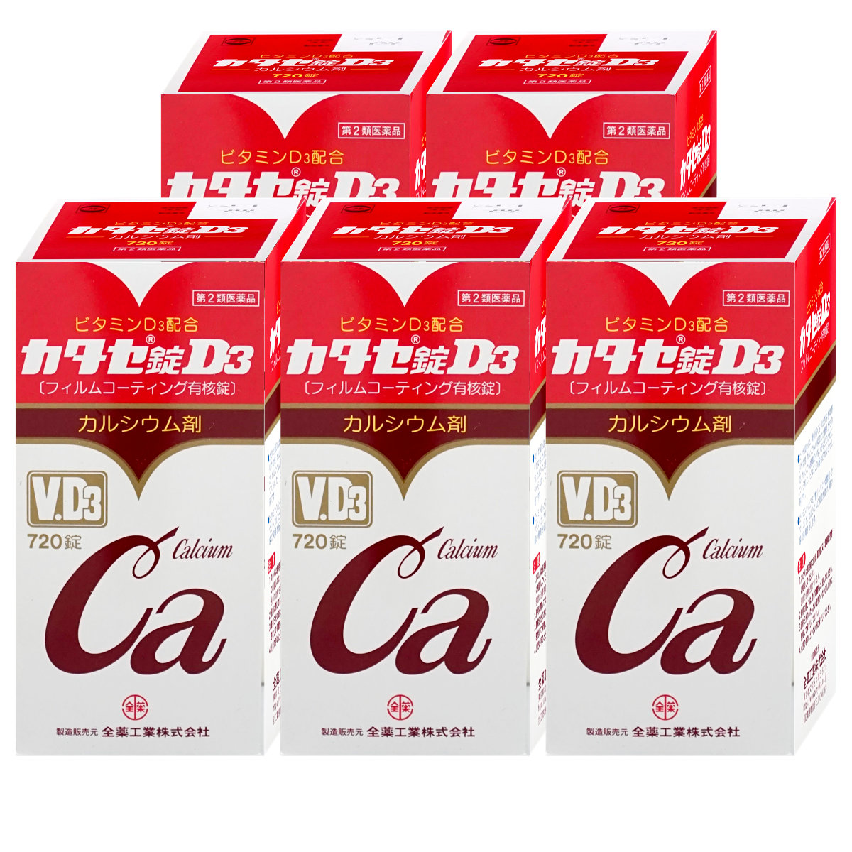 【第2類医薬品】【セット】カタセ錠D3 720錠×5個