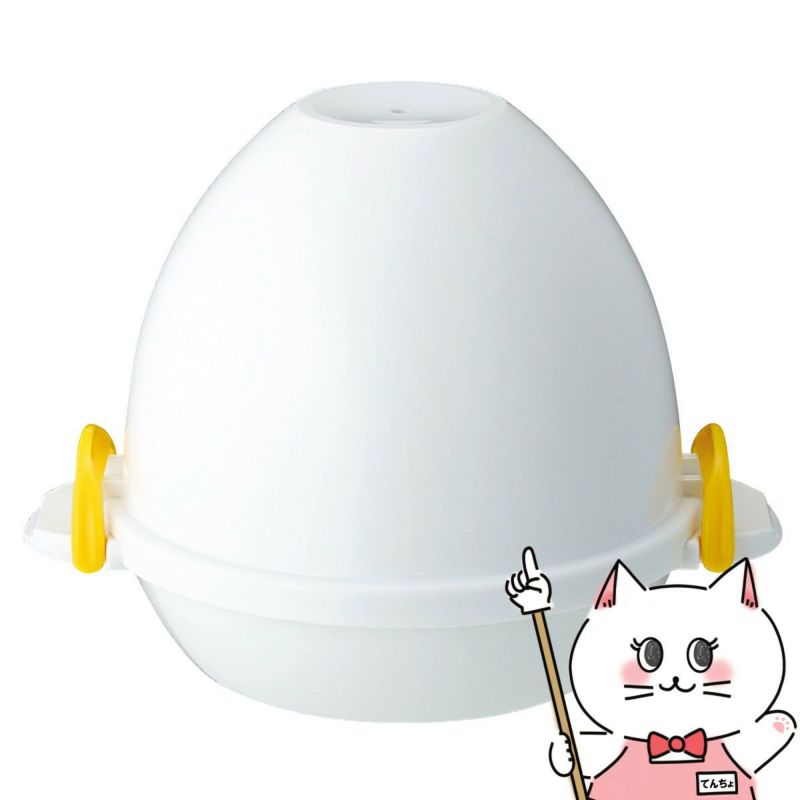 【ワケあり】曙産業 RE-279 レンジでらくチン! ゆでたまご 4個用 ゆでたまご器