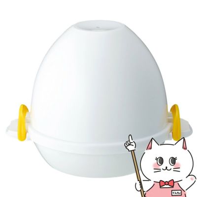 【ワケあり】曙産業 RE-279 レンジでらくチン! ゆでたまご 4個用 ゆでたまご器