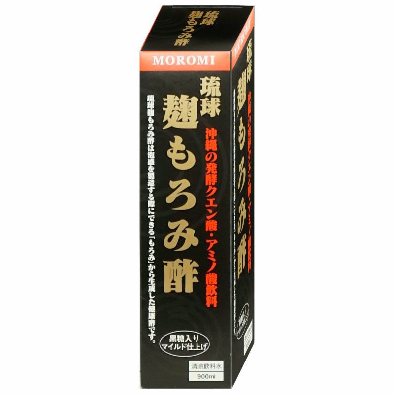【ワケあり】ユニマットリケン 琉球麹もろみ酢 900ml クエン酸 黒酢 沖縄 もろみ