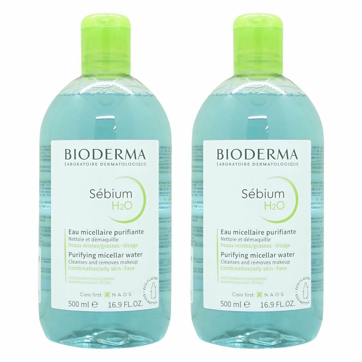 ビオデルマ セビウム H2O(エイチツーオー)D 500ml×2個 オイリー肌・混合肌用