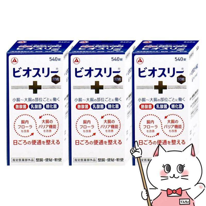 ビオスリーHi錠 540錠×3個