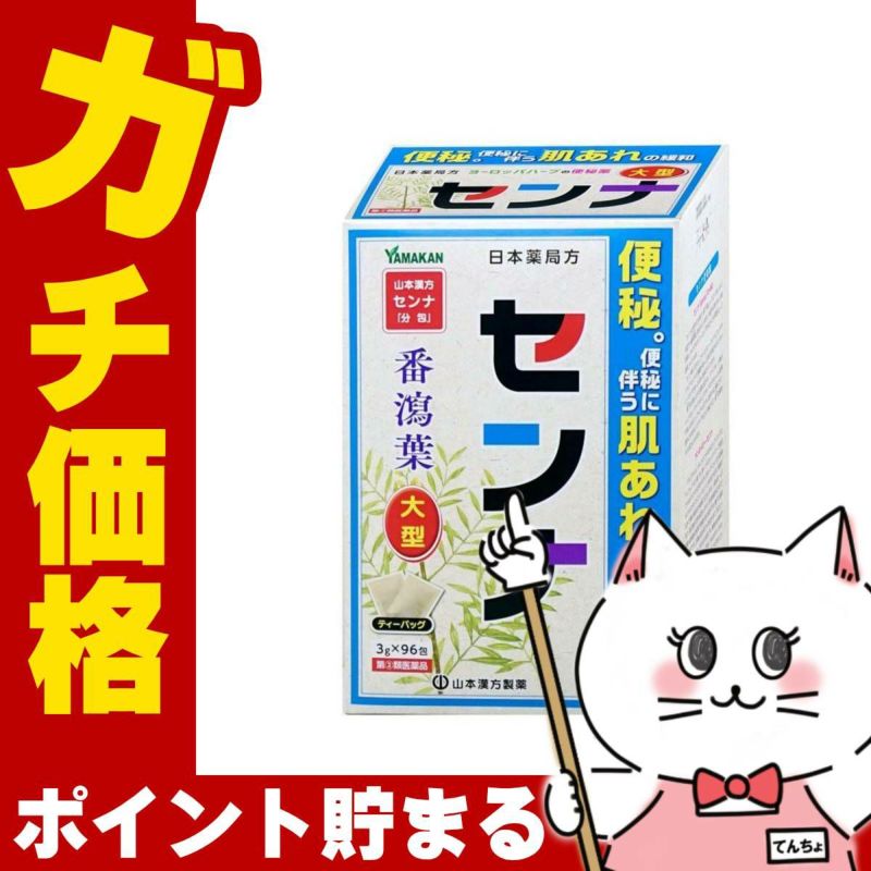 山本漢方 日本薬局方 センナ 大型 分包 3g×96包