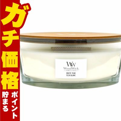 ウッドウィック ハースウィックL ホワイトチーク アロマキャンドル 芳香 フレグランス
