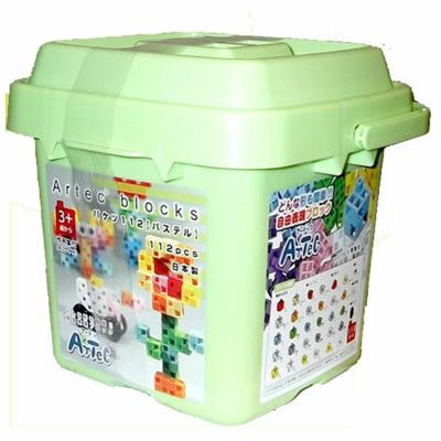 Artec アーテックブロック バケツ112 パステル【076539】アーテック基本セット