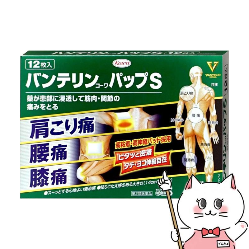 バンテリンコーワパップS 12枚