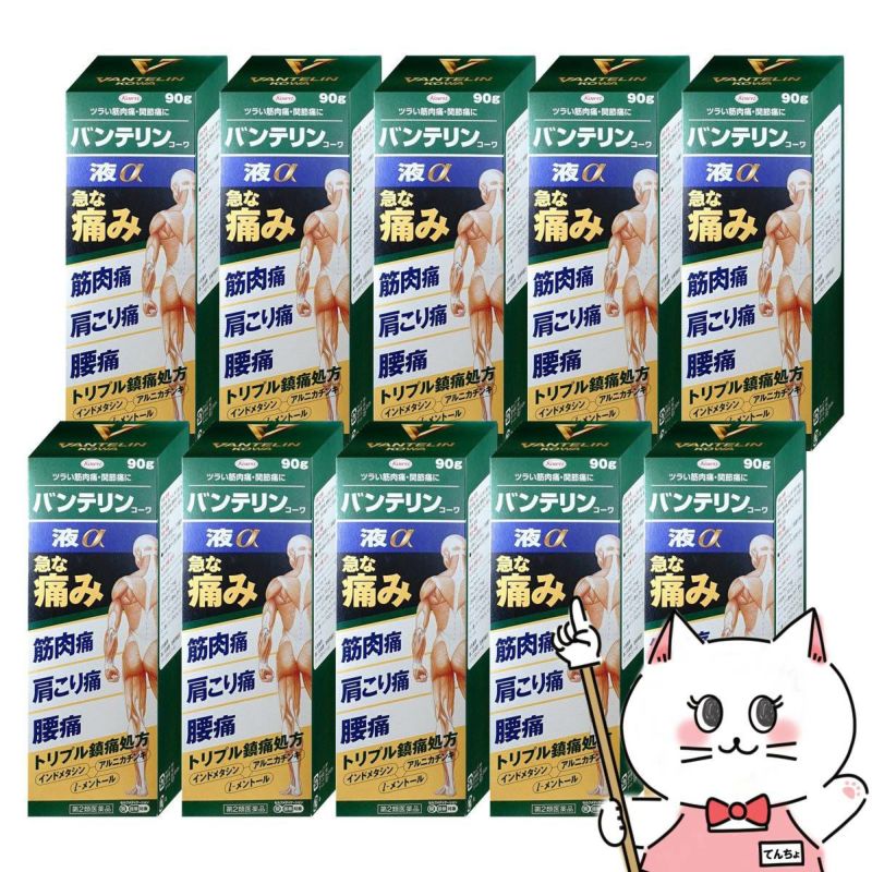 バンテリンコーワ液α 90g×10個