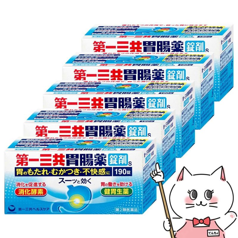 第一三共胃腸薬 190錠×5個