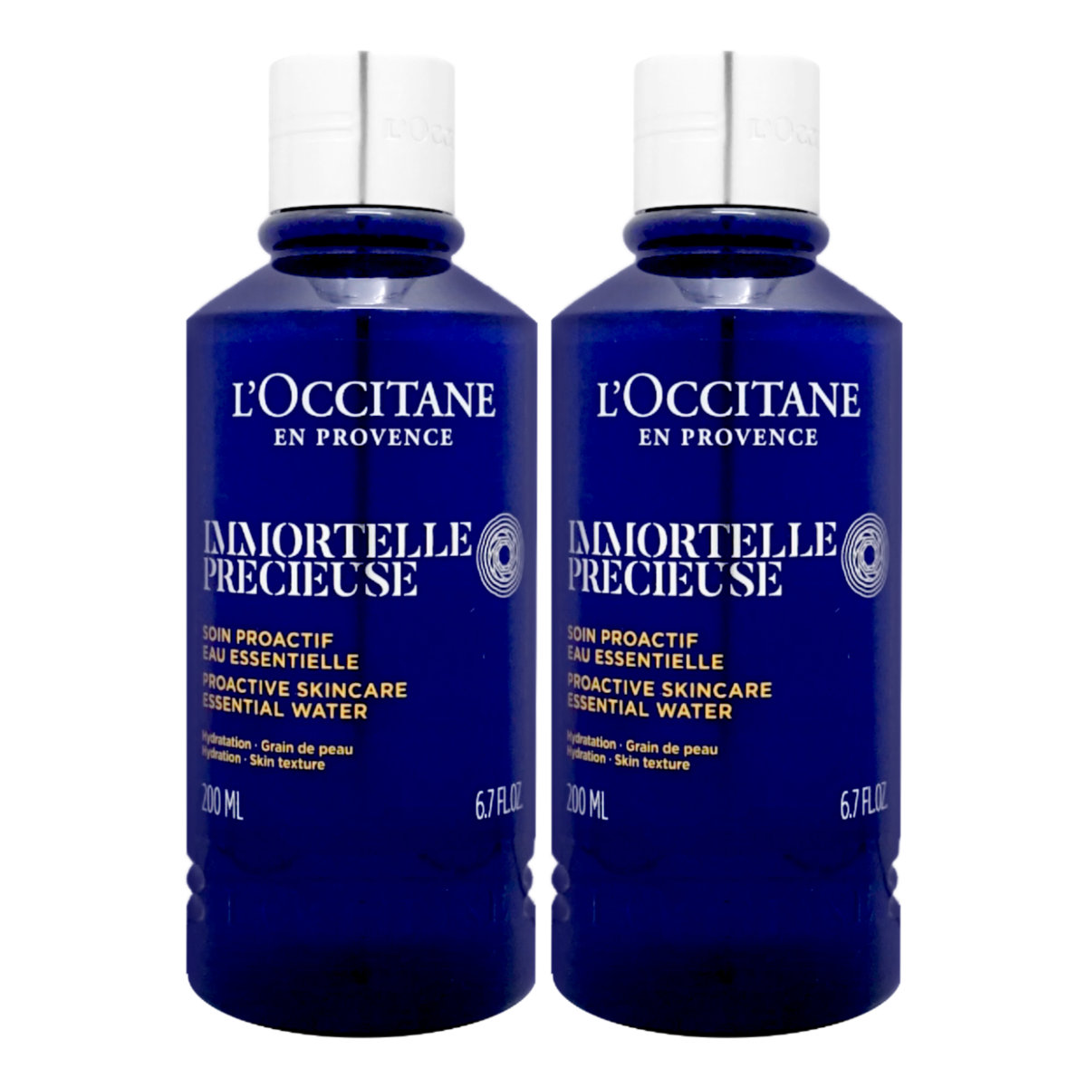 ロクシタン イモーテルプレシューズエッセンシャルフェイスウォーター(フェースウォーター) 200ml×2本