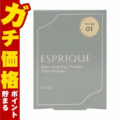 コーセー エスプリーク シルキーロングステイパウダー(レフィル) 6g #01 ベージュ