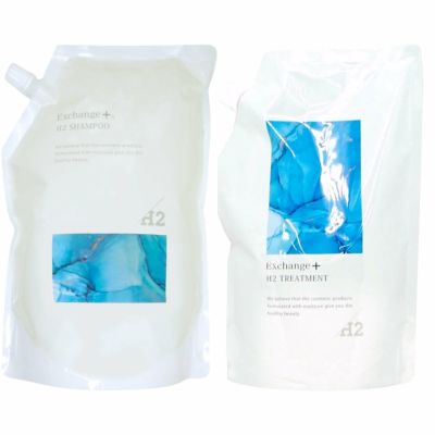 ストリ エクスチェンジプラスH2シャンプー 詰替 1000ml+トリートメント 詰替 1000ml